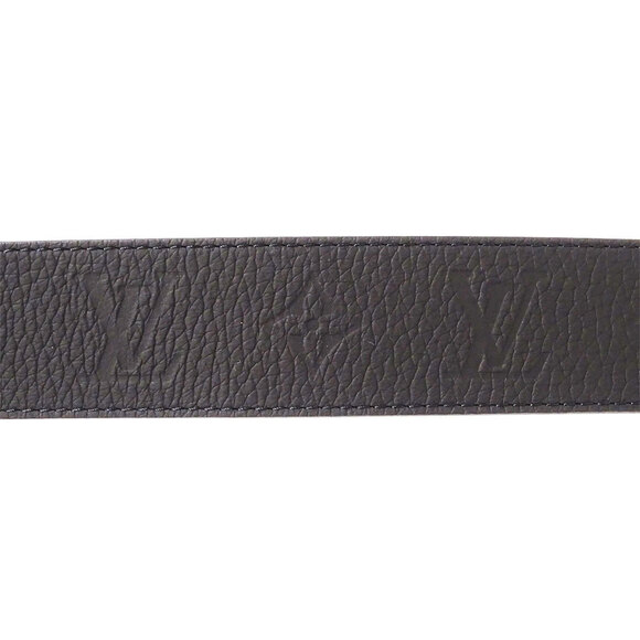 Louis Vuitton Men's Monogram Taurillon Leather Belt with LV Initials, 40mm, R... - Picture 7 of 8